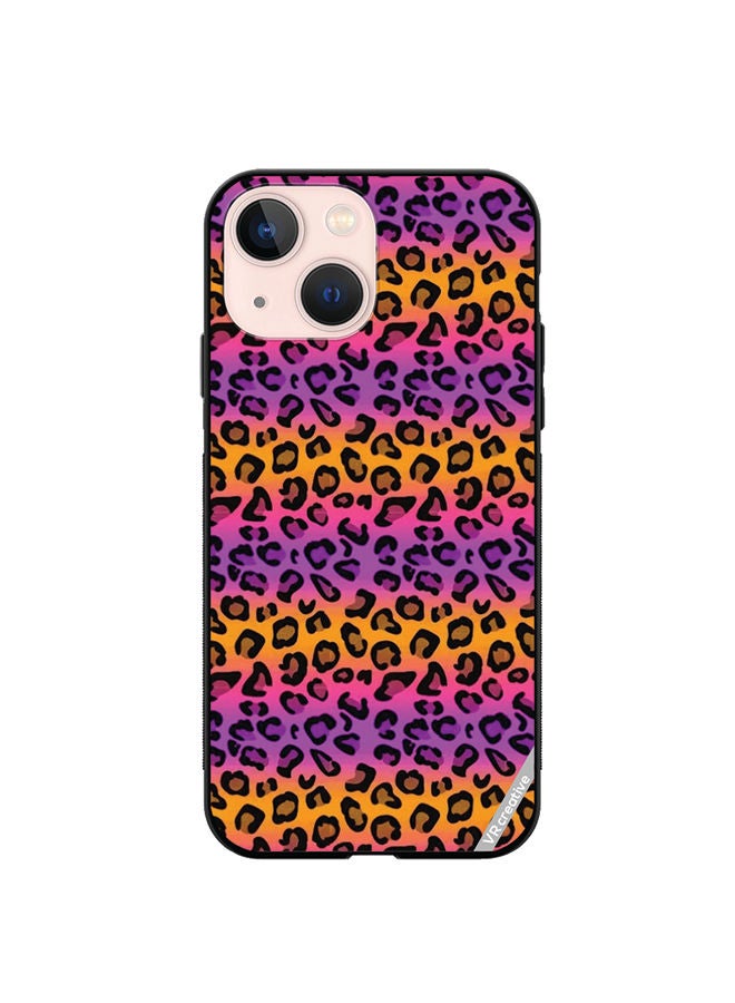 VR CREATIVE Protective Case Cover For Apple iPhone 14 Leopaeerd Design Multicolour - Image 1