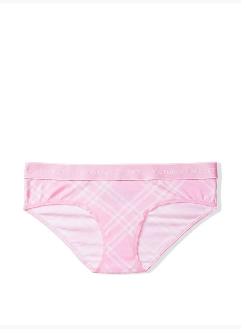 Victoria's Secret Stretch Cotton Logo Waist Hiphugger Panty