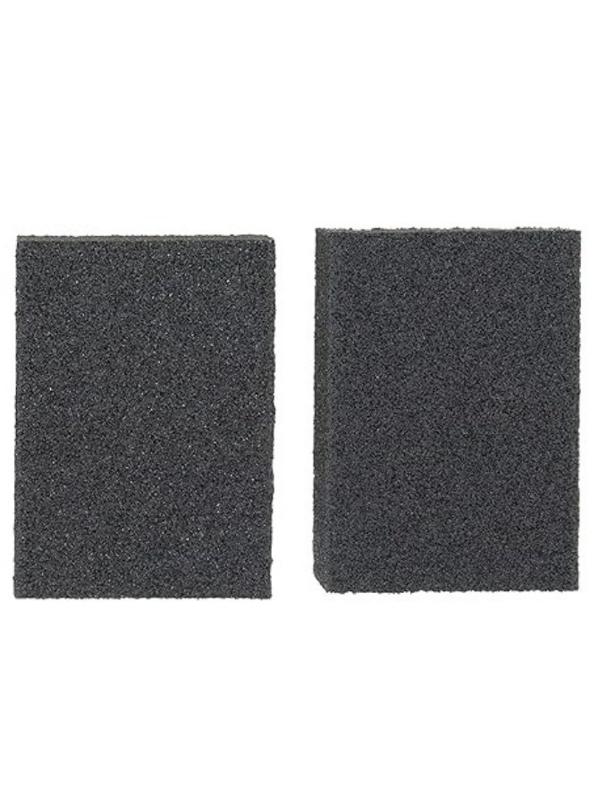 2PCS Reusable Sanding Sponges – Dual-Use Wet & Dry Sandpaper Blocks for Metal, Wood & Walls – Washable and Long-Lasting Abrasive Pads - Image 3