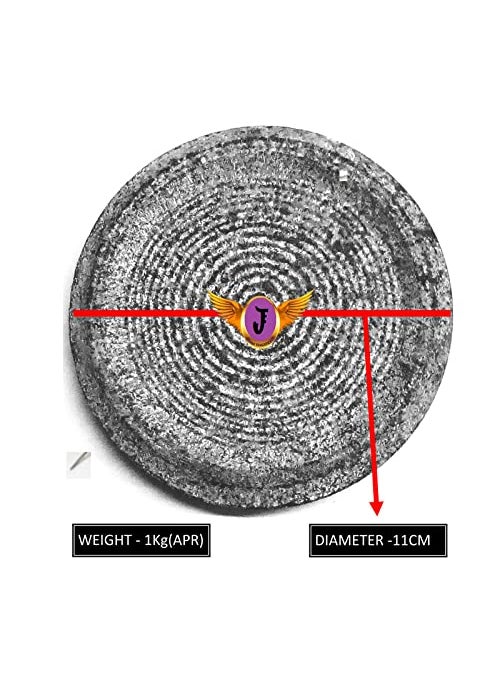 Jayam Traditional Jayam Traditional Sandalwood Turmeric Grinding Rubbing Stone CIRCLE  - Image 2