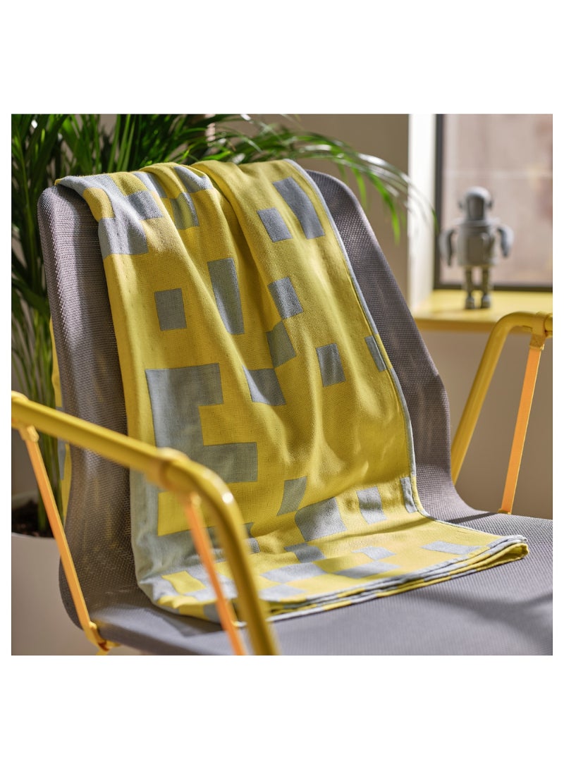 Throw Pale Blue/Bright Yellow 130X170 Cm/20 Pack - Image 3
