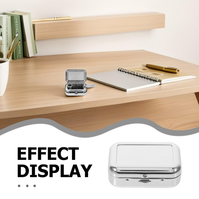 ميني محمول من الفولاذ المقاوم للصدأ سريع الريح جيب منفضة للخارج السفر سيارة المنزل - Image 4