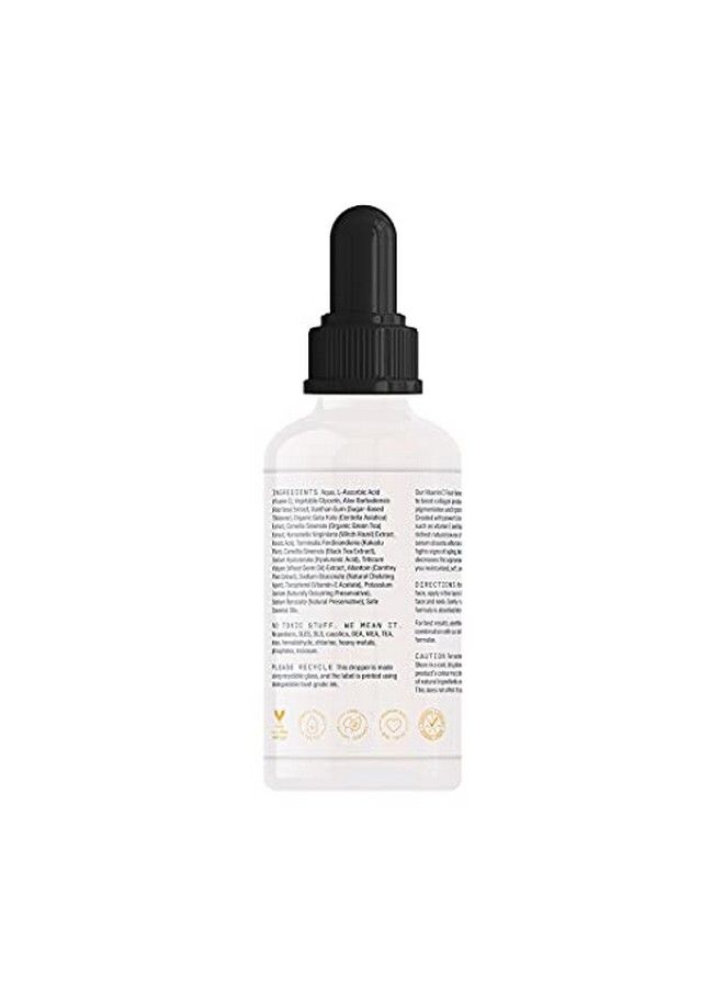 ARATA Vitamin C Face Serum For Glowing Skin (30 Ml) ; Antiaging Boosts Collagen & Targets Pigmentation ; All Skin Types ; Allnatural Vegan & Crueltyfree - Image 4