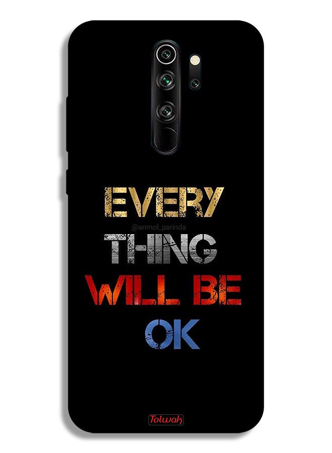 Tolwak Xiaomi Redmi Note 8 Pro Protective Case Cover Everything Will Be Ok - Image 2