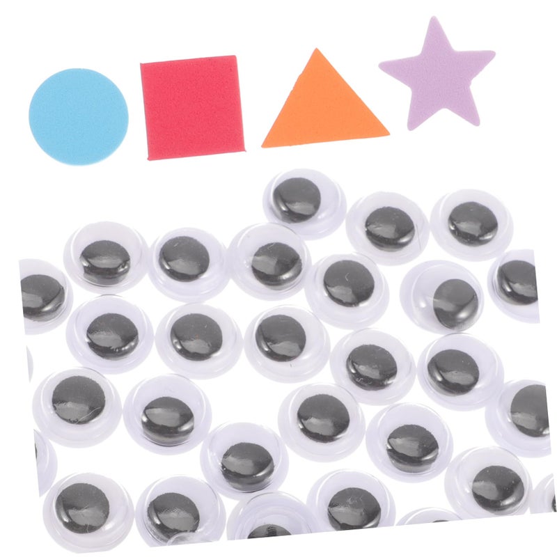 4 Pack Geometric Shapes Foam Stickers Self Adhesive DIY Craft Decor For Home School Party - Image 5