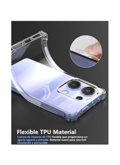 Generic Case for Xiaomi Redmi Note 13 Pro 4G Clear TPU Four Corners Military-Grade Protection Cover Transparent Soft funda  - Image 2