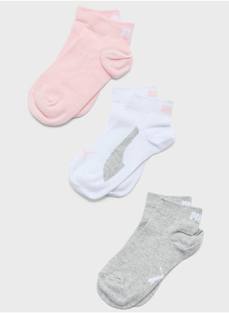 PUMA Kids 3 Pack Ankle Socks  - Image 1