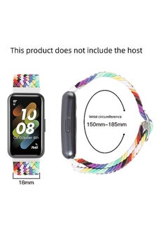 XICEN Adjustable Nylon Bands 18mm, Compatible with Huawei Band 7 Strap, Replacement Wristband Quick Release Watch Bands for Huawei Band 7  - Image 4
