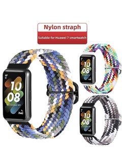 XICEN Adjustable Nylon Bands 18mm, Compatible with Huawei Band 7 Strap, Replacement Wristband Quick Release Watch Bands for Huawei Band 7  - Image 2