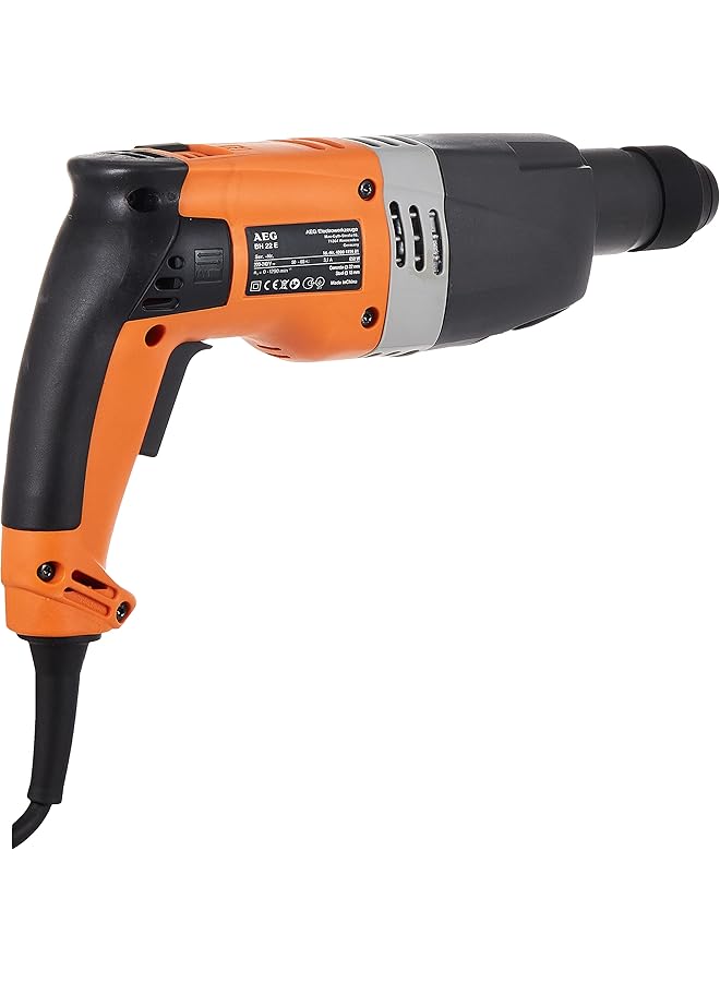 أيج مطرقة دوارة Bh22E 650 وات Sds Plus باللون البرتقالي والأسود - Image 3