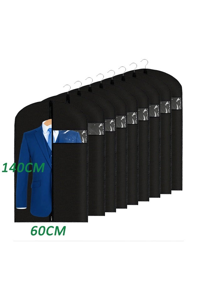 Reelyo Set of 5 Garment Bag Suit Bag for Storage and Travel  Hanging Clothes 60*140CM Washable Suit Cover for T-Shirt Jacket Suits, Coats with Clear Window - Image 2