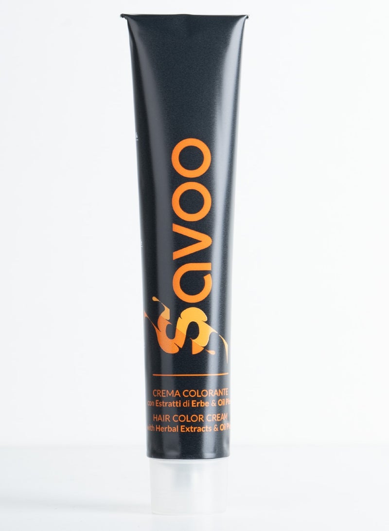 SAVOO Hair Color Cream 8.9 Light Smoky Blond - Herbal Extract & Oil Plex 100ml - Image 2