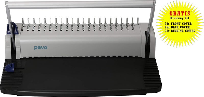 بافو مجموعة آلة تجليد Smartmaster 2 تتضمن 25 غطاءً وفرشاة – اللون الفضي/الأسود - Image 2