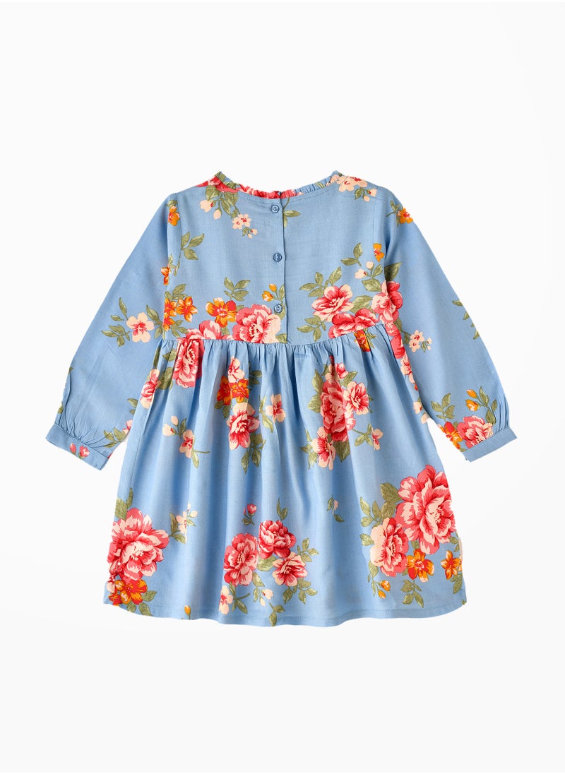 Jelliene Girls' Floral Print Dress  - Image 2