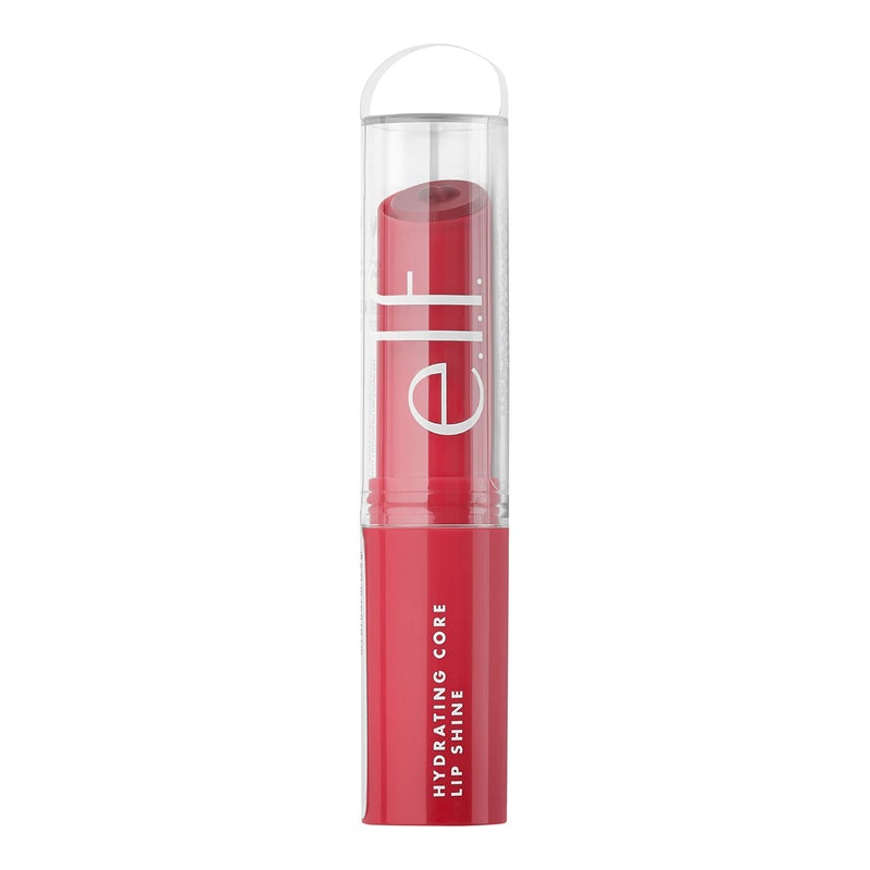 elf e.l.f. Hydrating Core Lip Shine, Lip Balm For A Sheer Tint Of Color & Soft Shine, Infused With Moisturizing Vitamin E, Vegan & Cruelty-Free, Lovely - Image 5