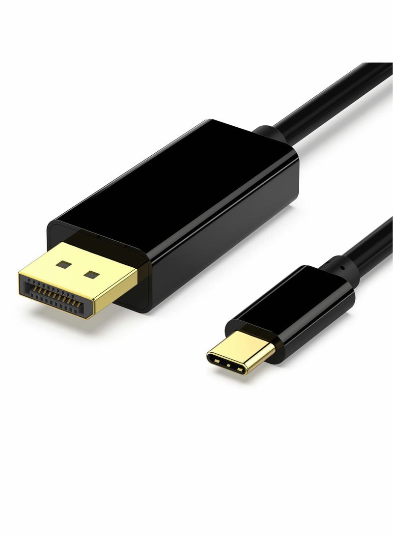 Excefore USB C to DP Cable, 4K@60Hz Type C to DP Cord 6ft - Image 1