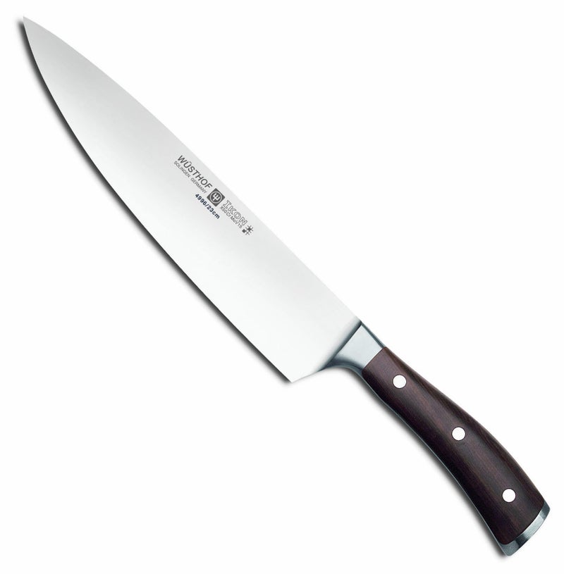 Wusthof IKON Cooks Knife 9 Inch Brown