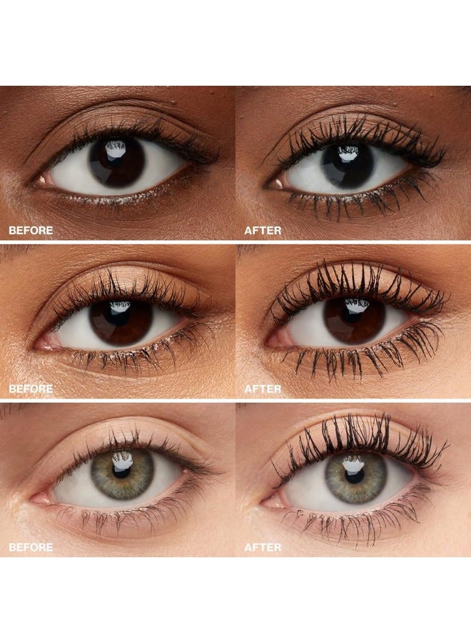 SmashBox Super Fan Lash Lengthening Mascara | Lifting, Long Lasting + Volume, 0.34 Fl Oz, Black - Image 2