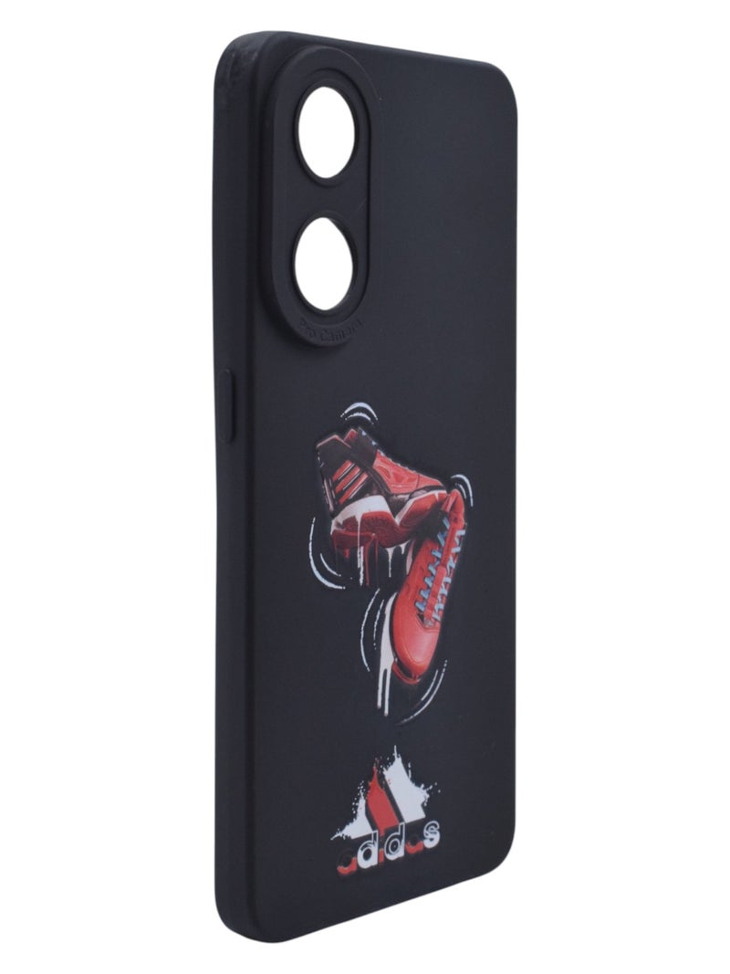 Adidas Plastic Back Cover For Oppo Reno 8T 4G - Multicolour - Image 2