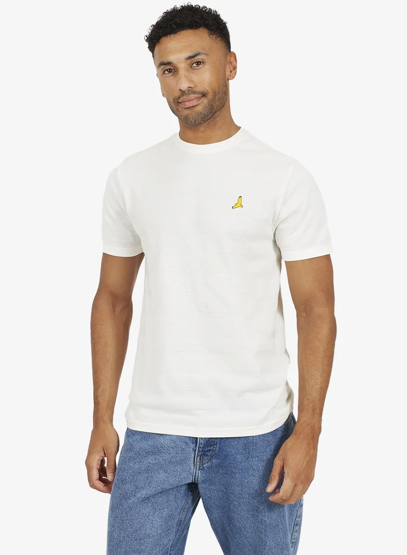 برايف سول تيشيرت رجالي بياقة دائرية ورسمة طائر