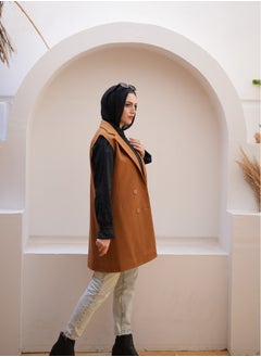 Winter Vest -Camel Colored - Heavy Fabric & Fully Lined (Large 60-70 k) - pzsku/Z230B32678B4EF6565334Z/45/_/1733649214/ac0e0095-87c3-487f-9685-4accaa4c0123