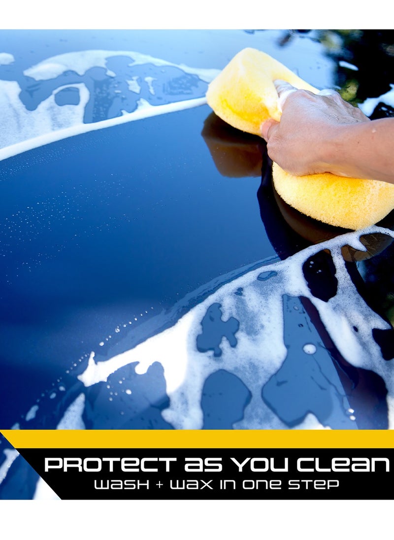 TurtleWax Zip Wax Car Wash And Wax 473ml 1-Step Carnauba Protection Clean And Shine Turtle Wax  - Image 4