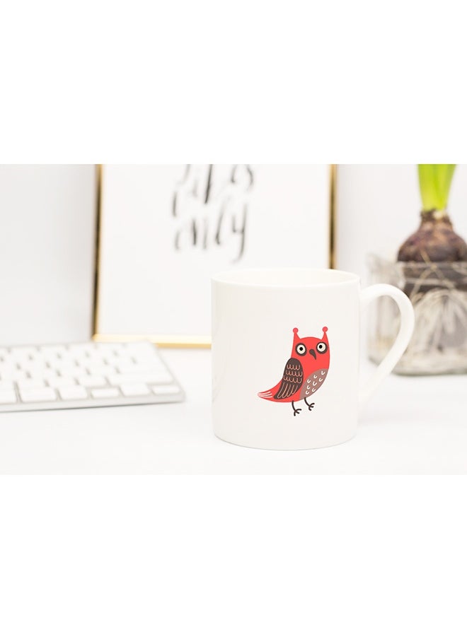 LOUD UNIVERSE Owl Animal Lovers Coffee Mug Ceramic  - Image 2