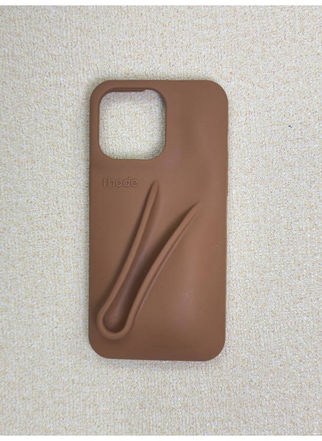 rhode Simple Lip Support Adhesive Iphone Mobile Phone Case, Mobile Phone Lip Gloss Rubber Case 