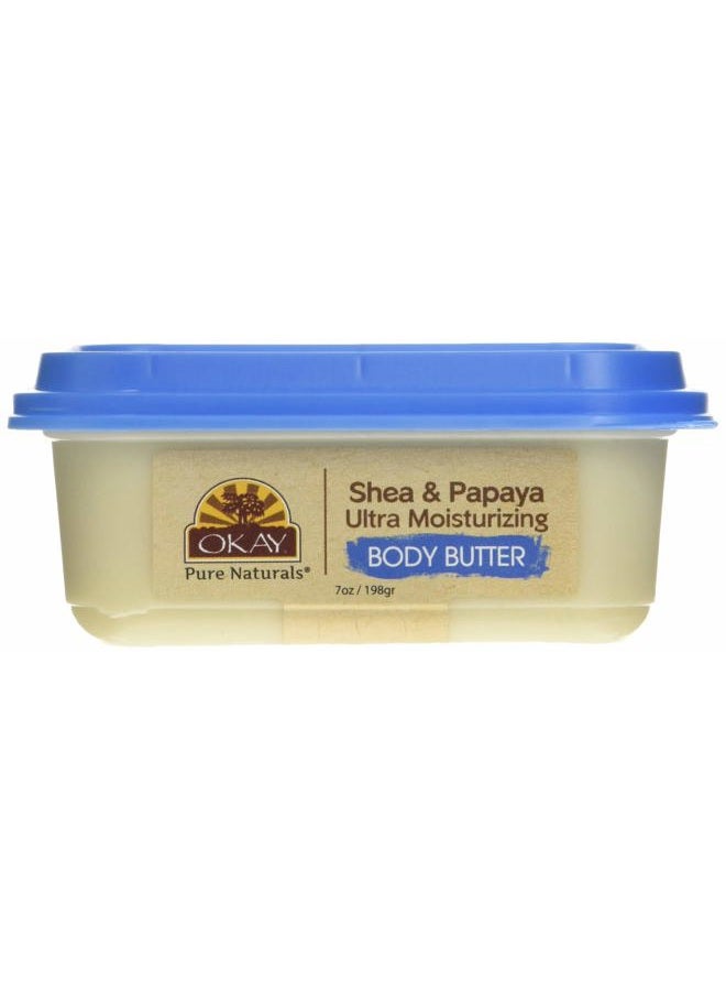 OKAY SHEA and PAPAYA Ultra Moisturizing Body Butter 7oz - Image 2