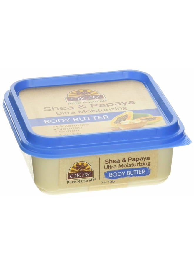 OKAY SHEA and PAPAYA Ultra Moisturizing Body Butter 7oz - Image 4