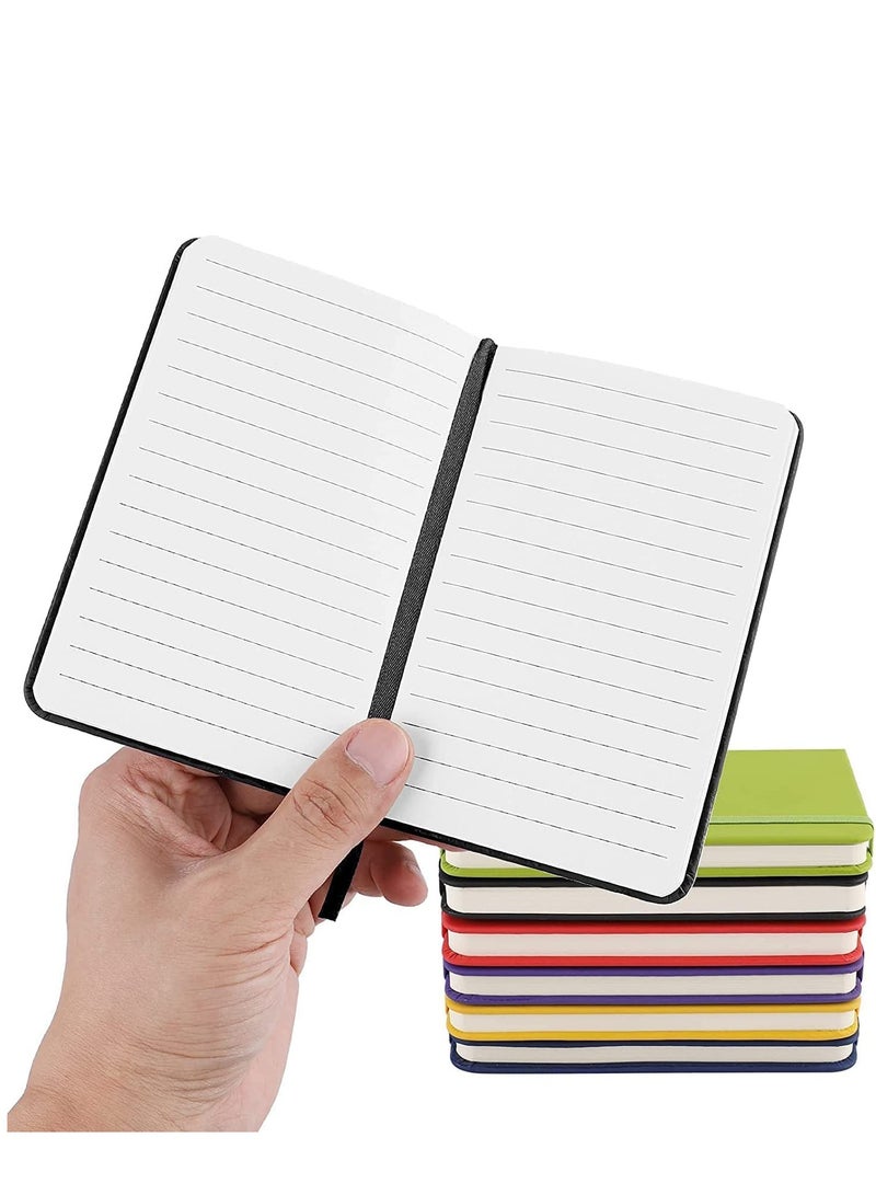 دفتر صغير، دفاتر A6، دفتر جيب، دفاتر ملاحظات، دفاتر صغيرة، دفتر غلاف صلب، دفتر A6، مجلة 160 صفحة (80 ورقة) أسود - Image 4