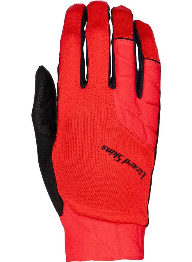Lizard Skins Monitor Ops Cycling Gloves - Long Finger Unisex Road Bike Gloves - 3 Colors (Crimson RED, Large) - Image 4