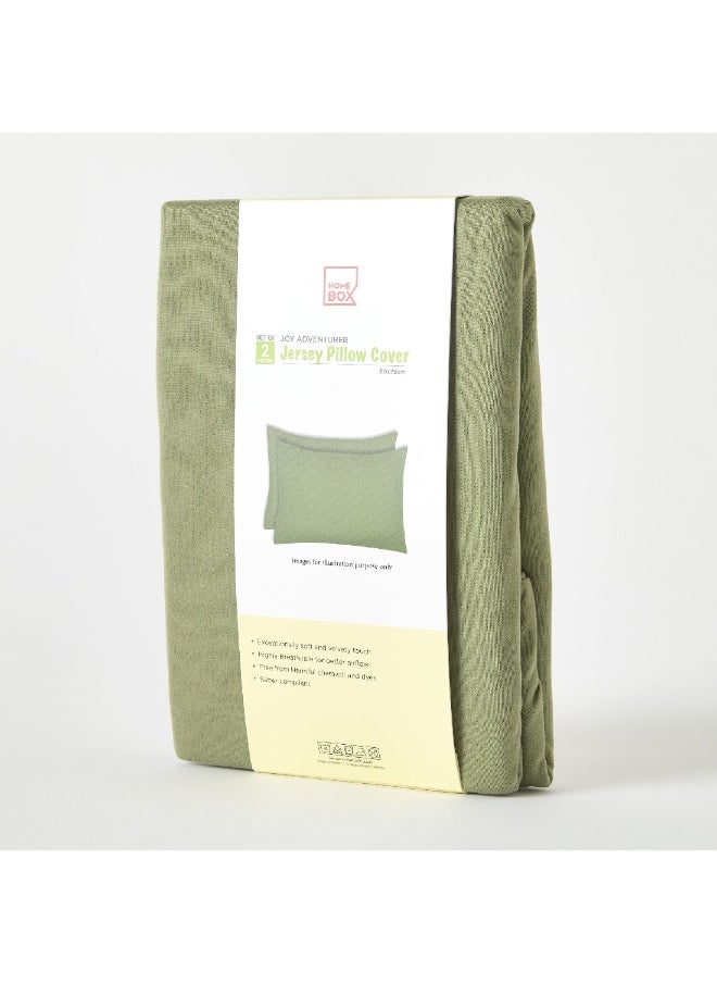 Home Box Joy Adventurer Joyful 2-Pieces Microfiber Jersey Pillow Cover Set 75 x 50 cm  - Image 3