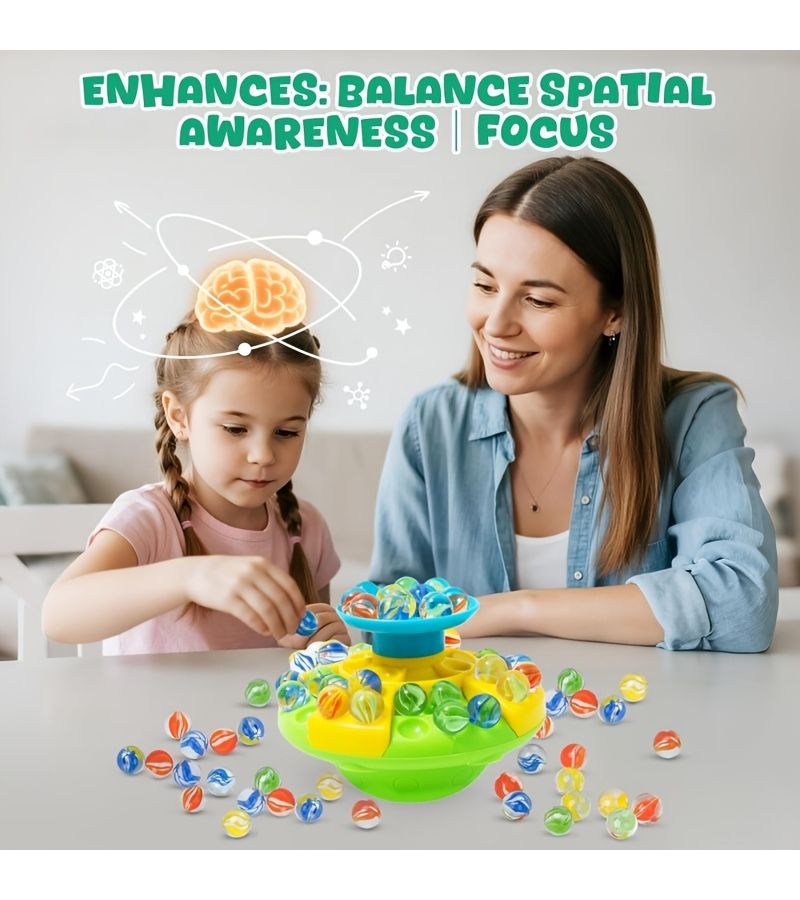Educational Balance Toy Marble Stacking Game Family Challenge for Kids Adults - Image 3