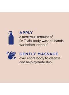 Dr Teal's Dr Teal's Epsom Salt Body Wash - Shea Butter & Almond Oil 710ml  - Image 4