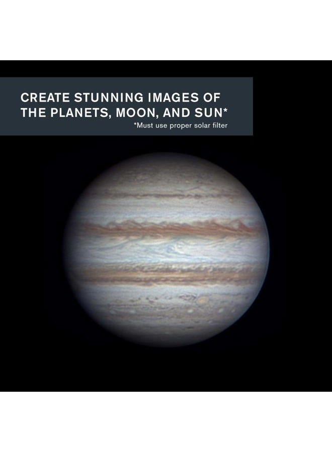 Celestron – NexImage 10 Solar System Imager – Astronomy Camera for Moon, Sun, and Planets – 10.7 MP Color Camera for Astroimaging for Beginners – High Resolution – ON Semiconductor Technology - Image 2