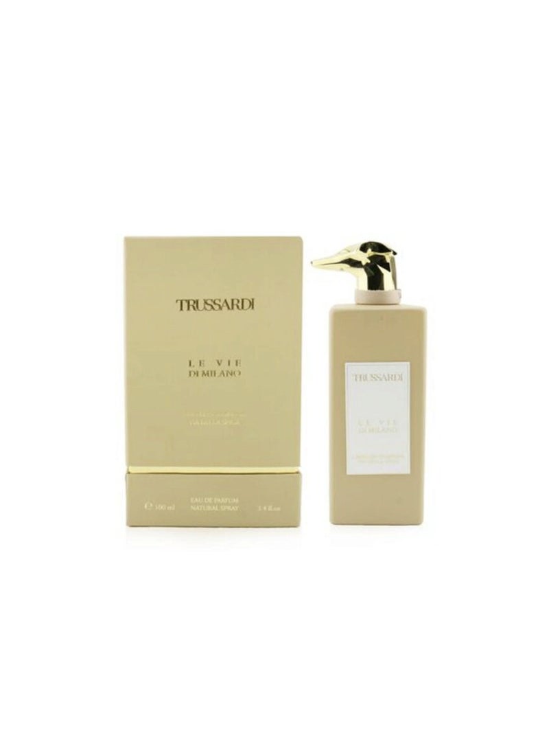 TRUSSARDI Limitless Shopping Via Della Spiga Eau de Parfum – 3.4 oz (100ml) (Unisex) 