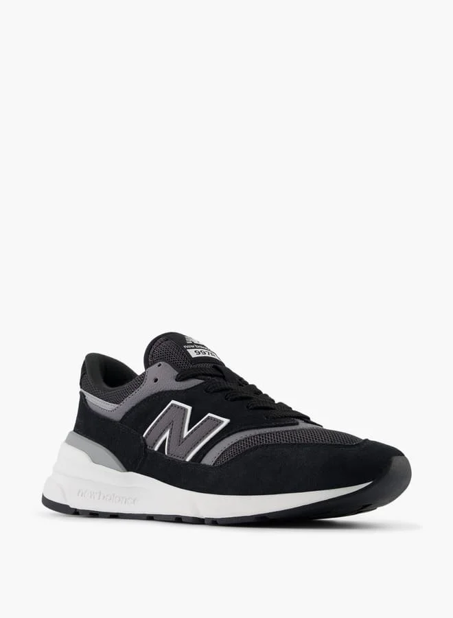 نيو بالانس Men's Logo Detail Sports Shoes with Lace-Up Closure - 997R
