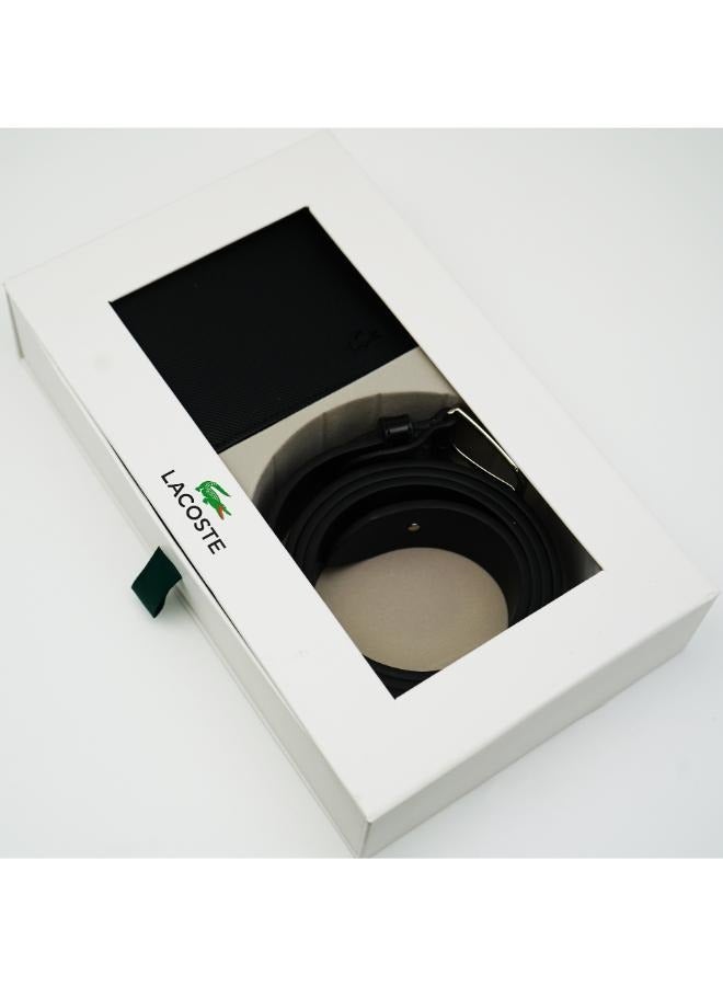 لاكوست طقم لاكوست محفظة كلاسيك  و حزام انيق  للرجل - Image 1