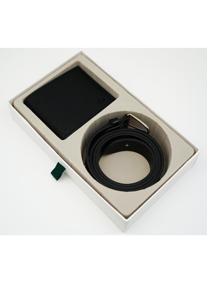 لاكوست طقم لاكوست محفظة كلاسيك  و حزام انيق  للرجل - Image 2