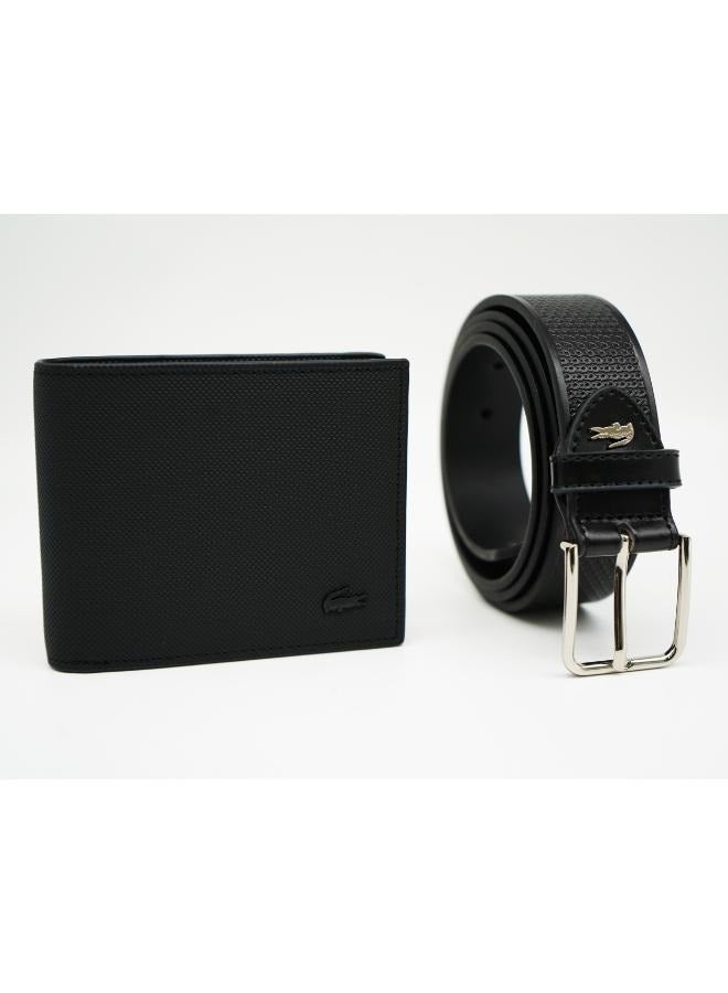 لاكوست طقم لاكوست محفظة كلاسيك  و حزام انيق  للرجل - Image 3