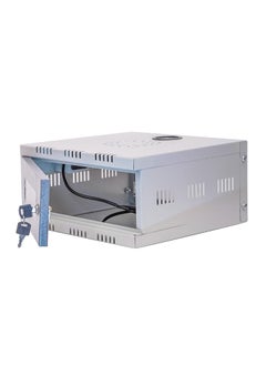 Sanmark Sanmark 1U CCTV DVR RackServerNVRNetwork Protector Rack Transparent Glass Door with 3 Power Socket Plug Metal Cabinet Box 1U Size30cm X 30cm X 15cm  - Image 2