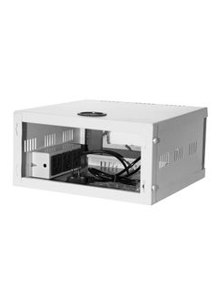 Sanmark Sanmark 1U CCTV DVR RackServerNVRNetwork Protector Rack Transparent Glass Door with 3 Power Socket Plug Metal Cabinet Box 1U Size30cm X 30cm X 15cm  - Image 3