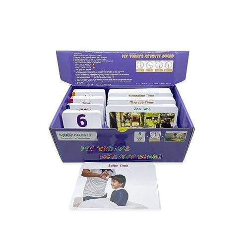 SpeechGears My Tab Today's Learning Theme Activity Board Interactive Visual Daily Routine Chart For Kids Preschoolers Early Learners - Image 1