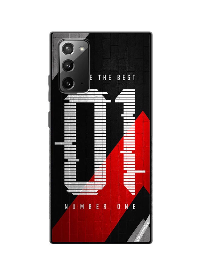 VR CREATIVE - Protective Case Cover For Samsung Galaxy Note20 5G Number One Design Multicolour - Image 1
