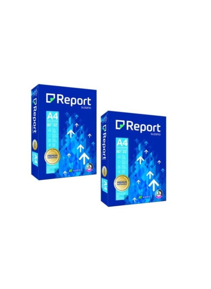 Report Copy Paper A4 (Pack of 2 Ream) 1000 sheets  - Image 2