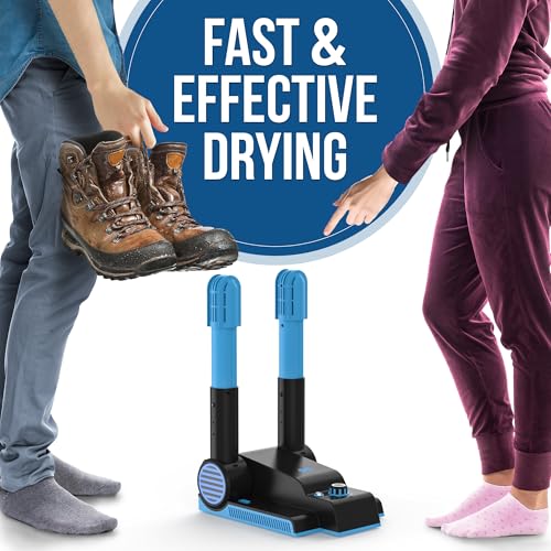 Everlasting Comfort Electric Boot Dryer for Work Boots Silent Portable Shoe Dryer with Timer for Shoes Boots and Cleats QuickDry Glove Dryer Boot Warmer for Gloves Helmets and SneakersFoldable - Image 3