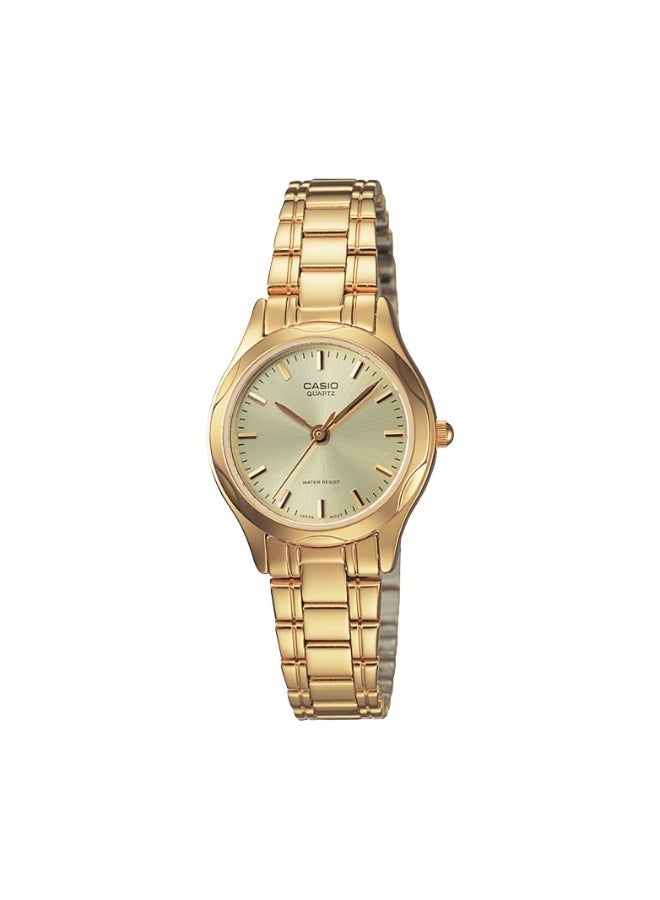 CASIO Women's Stainless Steel Analog Watch LTP-1275G-9ADF - 26 mm - Gold - Image 1
