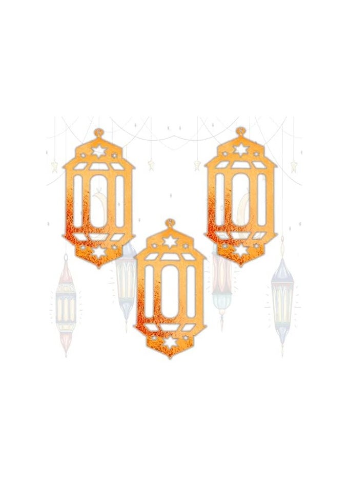 A set of Ramadan decorations for the Ramadan atmosphere, consisting of 16 pieces for hanging correctly for the men’s bedrooms and living rooms with a double face ring.
