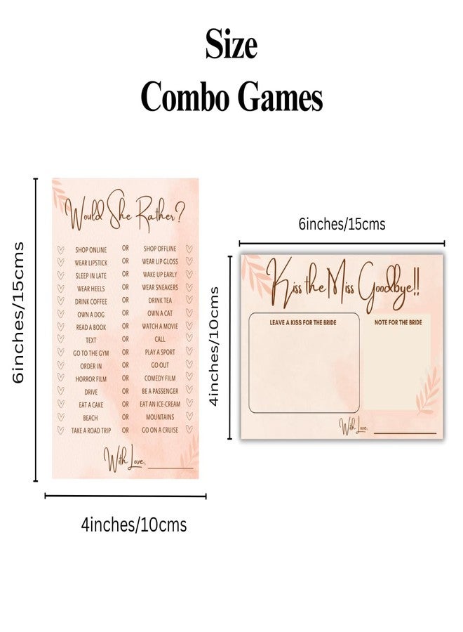 The Decor Cycle Bridal Shower, Combo Games pack of 10 (5 each), Bachelorette Party, Hen's Party, Bride to be Celebrations - Image 3
